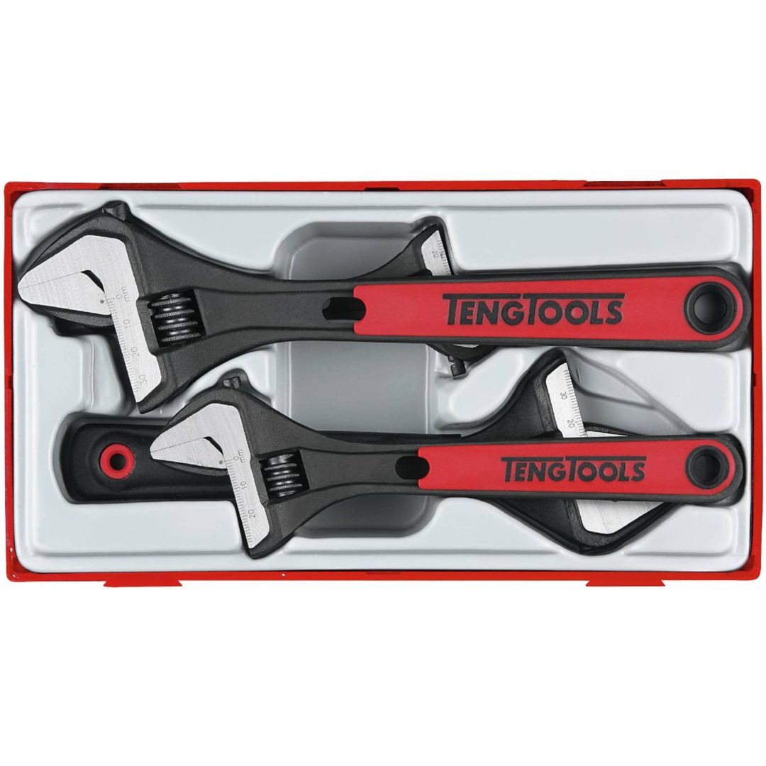 4 delars Skiftnyckelsats TTADJ04 Teng Tools SKIFTNYCKELSATS 4 DELAR