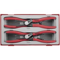 4 delars Spårringstång för in- och utvändiga spårringar TT474-7E Teng Tools