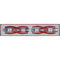 4 delars Spårringstång för in- och utvändiga spårringar TTX474-9 Teng Tools