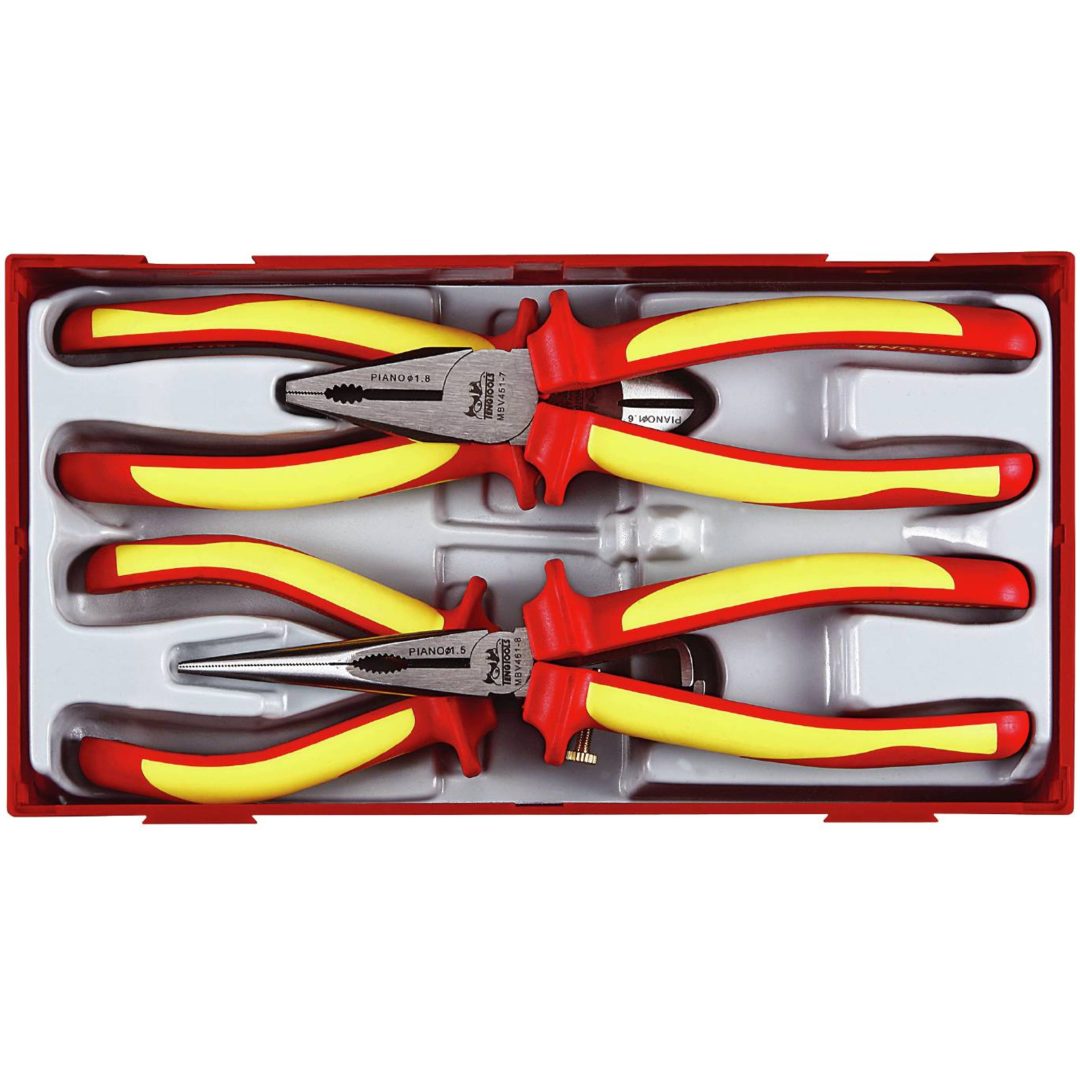 4 delars Tångsats 1000 volt Teng Tools TTV440 TÅNGSATS 1000V 4 DELAR TTV440