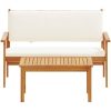 4-delars trädgårdsoff set med kuddar i massivt akaciaträ vidaXL 120 x 65.5 x 79 cm – miniatyr 8