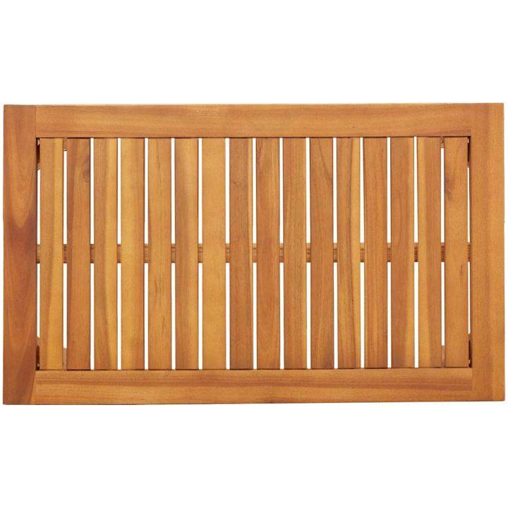 4-delars trädgårdsoff set med kuddar i massivt akaciaträ vidaXL 120 x 65.5 x 79 cm – bild 10