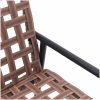 4-delat utomhus kaffebordset i brunt rotting och stål vidaXL 55.5 x 78 x 75.5 cm, 112 x 79 x 75 cm, 93.5 x 45 x 3 – miniatyr 7