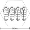 4-mannatält flerfärgad vidaXL – miniatyr 6