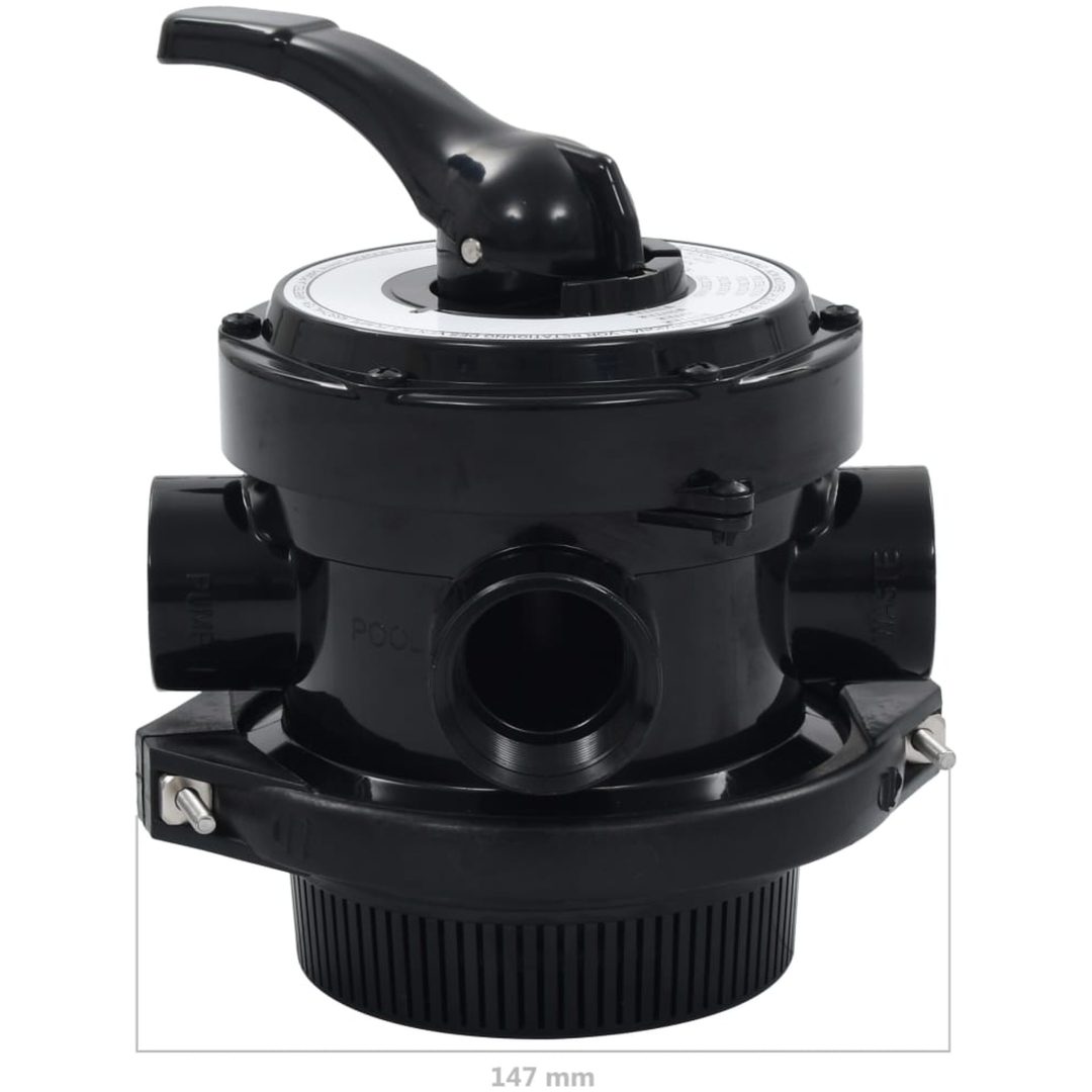 4-vägsventil för sandfilter ABS 1,5" vidaXL – bild 7