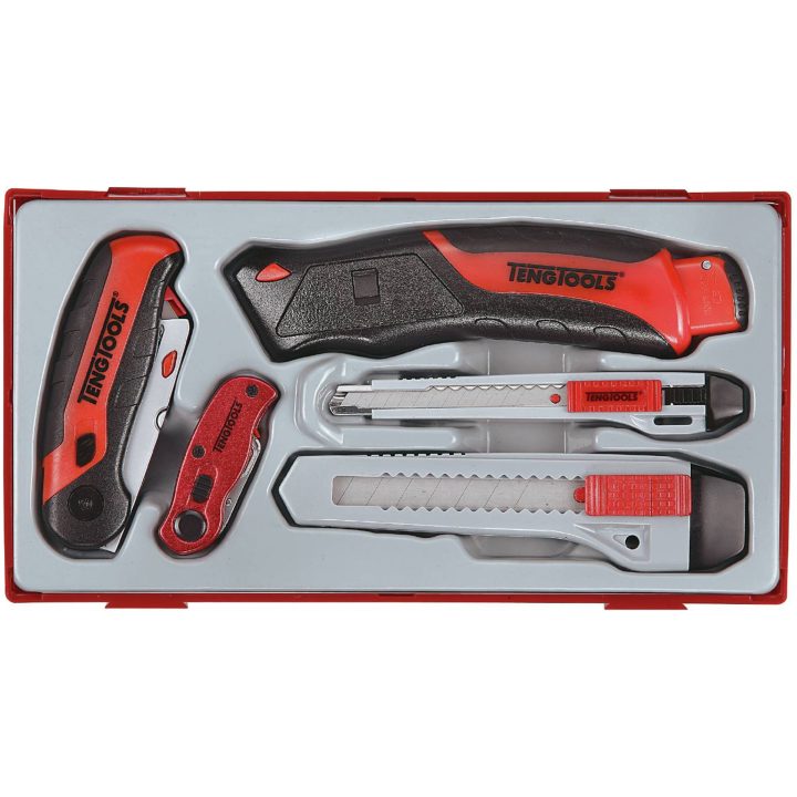 40 delars Kniv och knivbladssats TTK40 Teng Tools KNIVSATS 40 DELAR – bild 2