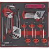 42 delars TX- och sexkantnyckelsats TEDHT42 Teng Tools TX/SEXKANTNYCKELSATS EVA 42DEL – miniatyr 1