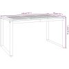 5-delad trädgårds matgrupp svart poly rattan akacia vidaXL Medium – miniatyr 11