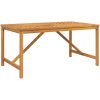 5 Delar Trädgårdsmöbelset Massivt Trä Akacia vidaXL One size – miniatyr 7