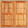 5 Delar Trädgårdsset med Kuddar Beige Poly Rotting vidaXL 90 x 90 x 75 cm – miniatyr 8