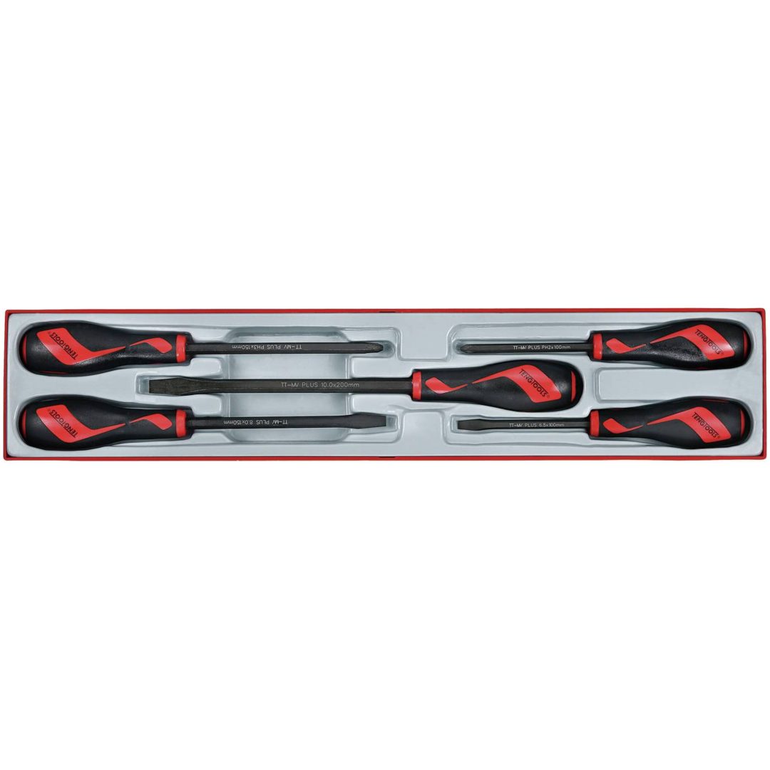 5-delars Skruvmejselsats TTXMDTN Teng Tools SKRUVMEJSELSATS 5 DEL TTXMDTN