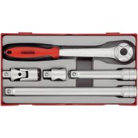5 delars Spärrhandtagssats Med 1/2tum fyrkantsfäste TT1205 Teng Tools