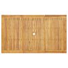 5-delars trädgårdsmatbordset i robust akacia vidaXL 150 x 90 x 74 cm – miniatyr 8