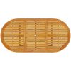 5-delars trädgårdsmöbelset i massiv akacia vidaXL Bord, (120 - 170) x 80 x 75 cm, stol, 56 x 72/93/99/ – miniatyr 10