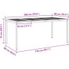 5 Delars Trädgårdsmöbler Massivt Akaciaträ vidaXL Medium – miniatyr 11