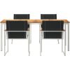 5 Delars Trädgårdsmöbler Massivt Akaciaträ vidaXL Medium – miniatyr 7