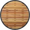 5-delars trädgårdsset i svart poly rattan vidaXL 60 x 60 x 75 cm – miniatyr 8