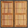 5-delars trädgårdsset med kuddar svart poly-rattan vidaXL 90 x 90 x 75 cm – miniatyr 8