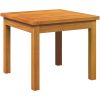 5-delat bistro-set med kuddar i solid akaciaträ vidaXL Stol, 59.5 x 70.5 x 72.5 cm, bord, 45 x 45 x 38 cm – miniatyr 6