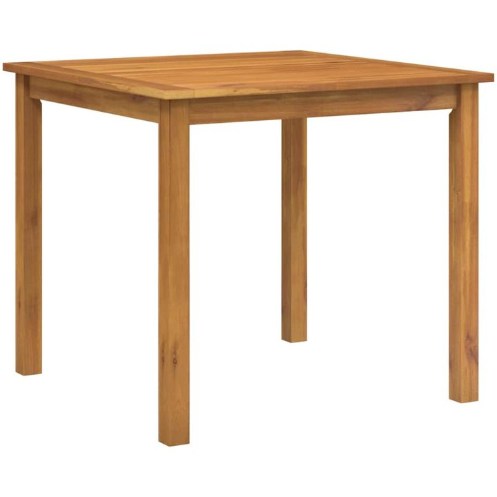 5-delat trädgårds matsalsset i massivt trä och metall vidaXL 85 x 85 x 74 cm – bild 5