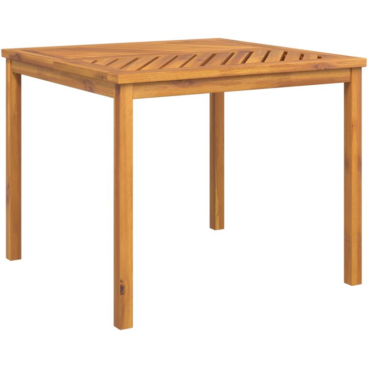 5-delat trädgårdsmöbelset Solid trä Akacia vidaXL Medium – bild 6