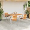 5-delat trädgårdsmöblemang av Solid Akaciaträ vidaXL Standard, 90 x 150 x 75 cm – miniatyr 4