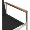 5-delat trädgårdsmöbler i solid teak vidaXL Medium – miniatyr 11