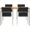 5-delat trädgårdsmöbler i solid teak vidaXL Medium – miniatyr 7