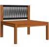 5-delat trädgårdsset med kuddar krämfärgad 63x63 cm vidaXL – miniatyr 10