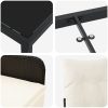 5 Piece Trädgårdsdining Set med Kuddar Svart Poly Rattan. vidaXL Standardstorlek passar de flesta vuxna. – miniatyr 8