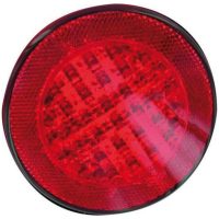 ⌀55mm Round Reflector Red - with Tape V PARTS