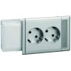 5940044 Masteruttag CYB-PS, 2-vägs med plint och märkfönster Schneider Electric – miniatyr 2