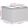 6 Delar Trädgårdssoffa Set med Kuddar Beige Poly Rattan vidaXL Medium – miniatyr 10