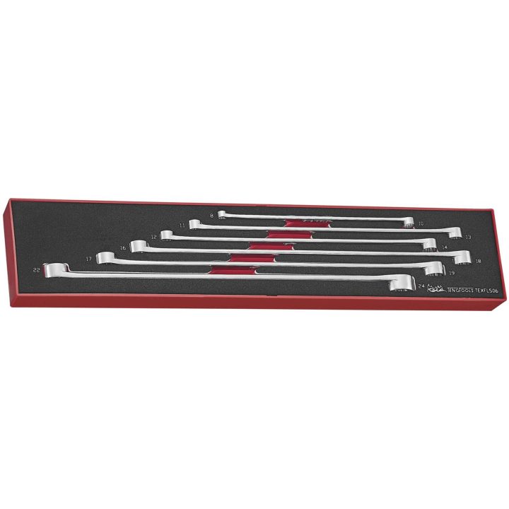 6 delars Ringnyckelsats TEXFL06 Teng Tools RINGNYCKELSATS 8-24MM TEXFLS06 – bild 2