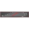 6 delars Ringnyckelsats TEXFL06 Teng Tools RINGNYCKELSATS 8-24MM TEXFLS06 – miniatyr 1