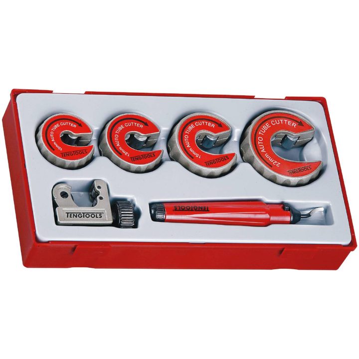 6 delars Röravskärarsats TTTC06 Teng Tools RÖRAVSKÄRARSATS 6 DELAR – bild 2