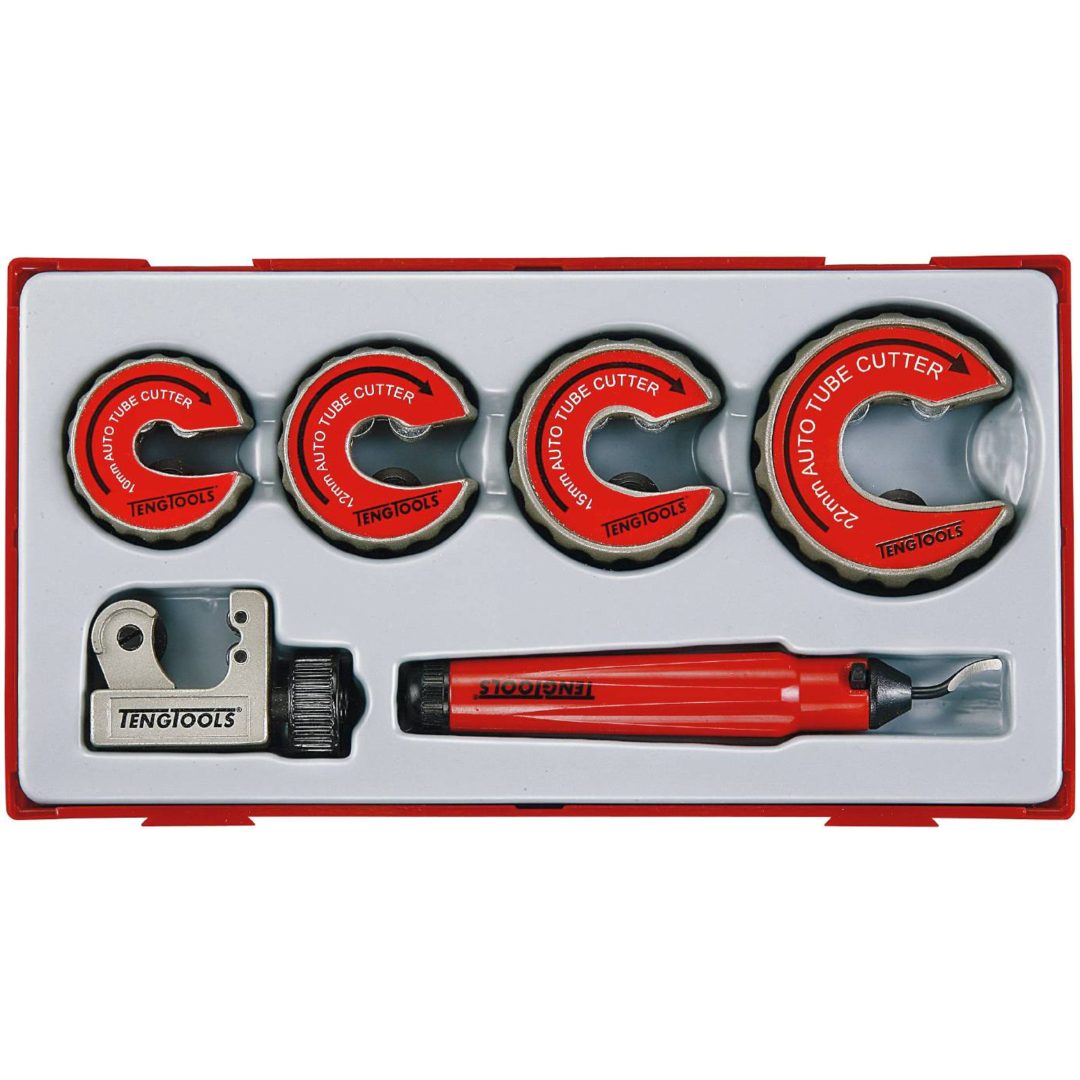 6 delars Röravskärarsats TTTC06 Teng Tools RÖRAVSKÄRARSATS 6 DELAR