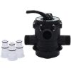 6-vägsventil för sandfilter ABS 1,5" vidaXL – miniatyr 8