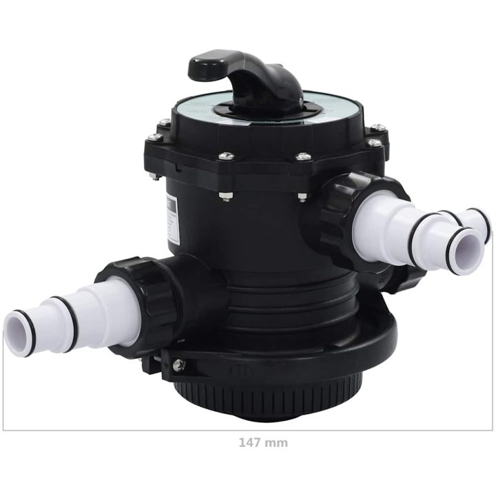6-vägsventil för sandfilter ABS 1,5" vidaXL – bild 10