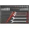 62 delars U-ringnyckel- och hylssats TTEAF62 Teng Tools VERKTYGSSATS TUM EVA 62 DEL – miniatyr 1