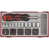 64 delars Bitsskruvmejselsats TTMDRT64 Teng Tools BITSSPÄRRSKRUVMEJSELSATS 64DEL – miniatyr 1