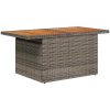 7-delad trädgårdsoffset med kuddar i grå polyrotting vidaXL 100 x 55 x 73 cm – miniatyr 7