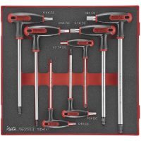 7 delars Sexkantnyckelsats med T-handtag TEDHEX7 Teng Tools