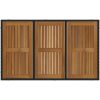 7-delars Trädgårds-Dining Set Svart Poly Rattan vidaXL 6 - Sits – miniatyr 8