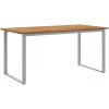 7-delars trädgårdsmatset i grått stål och massivt akaciaträ vidaXL 160 x 80 x 75 cm – miniatyr 5