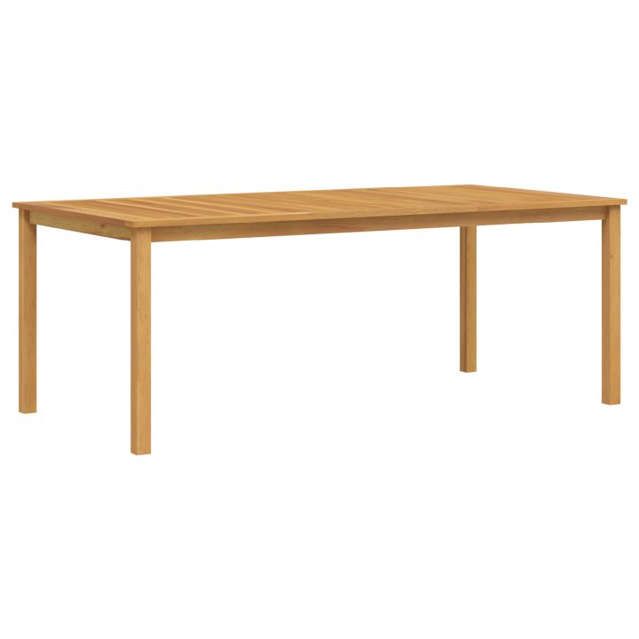 7-delars trädgårdsmöbelset i robust akaciaträ vidaXL 150 x 90 x 74 cm – bild 5