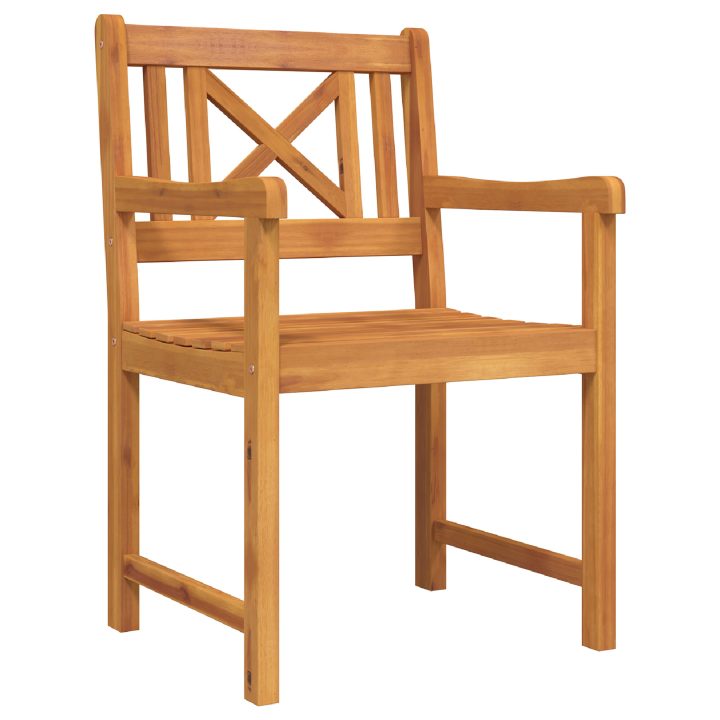 7-delars trädgårdsmöbelset i robust akaciaträ vidaXL 150 x 90 x 74 cm – bild 6