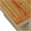 7-delars trädgårdsoffセット med kuddar i beige polyrotting vidaXL Medium – miniatyr 11