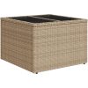 7-delars trädgårdssoffset med kuddar i brun polyrotting vidaXL 55 x 55 x 37 cm – miniatyr 7