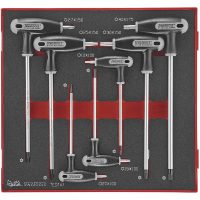 7 delars TX/TPX nyckelsats med T-handtag TEDTX7 Teng Tools
